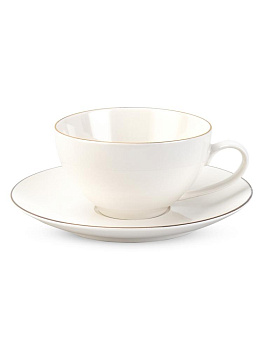 Набор чайный 8 предметов Классик с золотом подарочная упаковка фарфор 000000000001228340