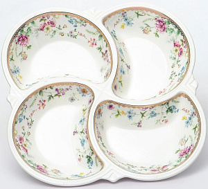 Менажница 4 секции 210мм Balsford ФРАНСУАЗА подарочная упаковка фарфор 172-42008 000000000001203939