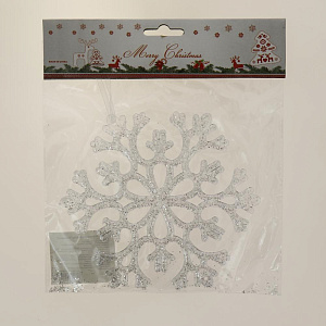 Декоративное украшение 11,5см Снежинка акрил R010488 000000000001192271