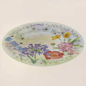 Тарелка обеденная 24см КОРАЛЛ Луговые цветы P016-A06934 000000000001181092