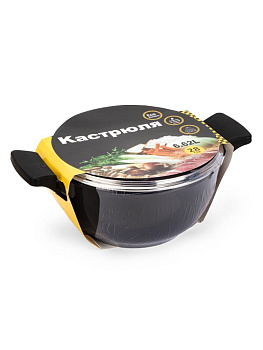 Кастрюля 6,62л 28х13,4см индукция антипригарное покрытие алюминий 000000000001226949