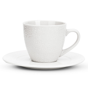 Пара чайная 220мл/15,5см Лотос керамика 000000000001217958