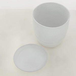 Горшок для цветов декоративный ПРЕСТИЖ белый №1 4л керамика ГК 33 000000000001204112