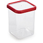Банка для сыпучих продуктов 1,2л 11x11x16см ПОЛИМЕРБЫТ Cubbo пластик