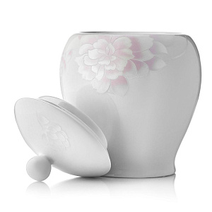 Сахарница 350мл ESPRADO Peonies костяной фарфор 000000000001157852