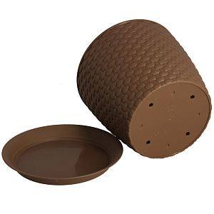 Кашпо Ротанг Idea, 180 мм, 3л 000000000001109663