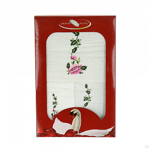 Набор полотенец Лилия Grand Textil, 24.5x5x35 см, 3 шт. 000000000001123532