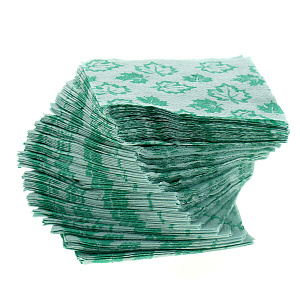 Салфетки FORA 100 листов однослойные с рисунком 000000000001182367