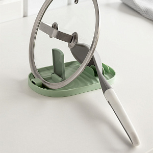 Органайзер/подставка для кухонных принадлежностей 11,5x18x2,2см DE'NASTIA зеленый пластик 000000000001223014