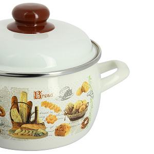 Кастрюля 2,2л Хлеб металлическая крышка 000000000001084083