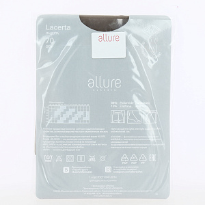 Колготки женские 70ден glase4 ALLURE Лацерта классические с усиленной верхней частью и укрепленным мыском 83% полиамид 17% эластан 000000000001201624