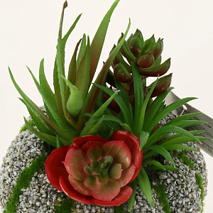 Цветок искусственный "Суккулент"11смR010443 000000000001189308