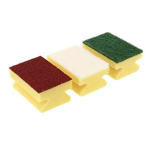 ЛЮКС Губки для посуды LUX 3 в 1, 3 шт. 000000000001161002