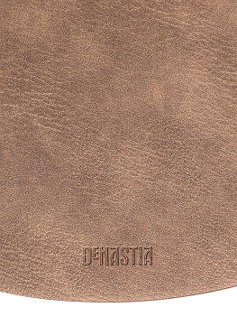 Салфетка сервировочная 45x32см DE'NASTIA с потертостями овал бронзовый ПВХ 000000000001214106