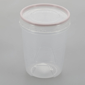 БАНКА С ГЕРМЕТИЧНОЙ КРЫШКОЙ 0,6л "ФЛЁР", ПЛАСТИК, 4304331 000000000001199669