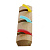 Настенная горизонтальная вешалка Flip Umbra, разноцветный, 3 крючка 000000000001123335