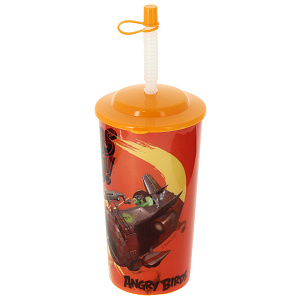 Детский бокал Сердитые птички, 450мл, пластик 000000000001161905