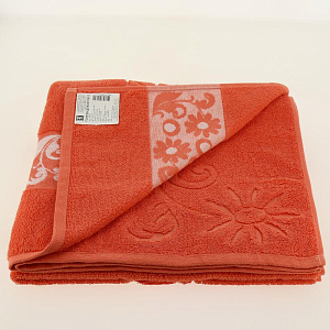 Полотенце махровое Privilea 70*140,100%хл,пл480г/м.11С34 Урсиния,коралл.Беларусь 000000000001188857