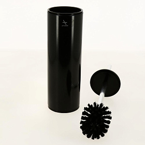 Ёрш для унитаза из нержавеющей стали чёрный корпус чёрная вставка PRIMANOVA M-E42-06-06 000000000001201708