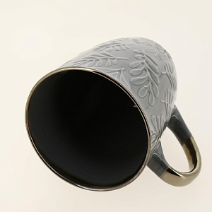 Кружка 400мл LADINA REGULAR с тиснением керамика 70032/48 000000000001205726