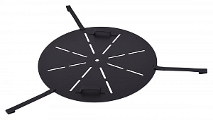 Подставка для шампуров на учаг для казана 12л D42см с шампурами 5шт KUKMARA 000000000001210743