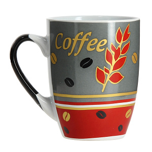 Набор кружек на подставке Кофетайм Matissa, 360мл, 4 шт. 000000000001114848