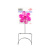 Подставка для губки с цветком на присоске Мультидом, пластик, сталь 000000000001126913