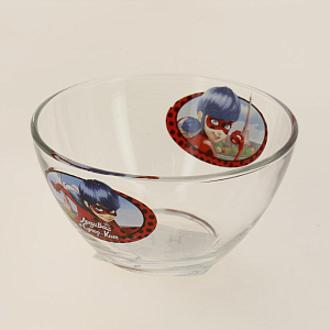 Набор детской посуды 3 предмета ND PLAY Леди Баг и Супер Кот Бабочки стекло 000000000001193235