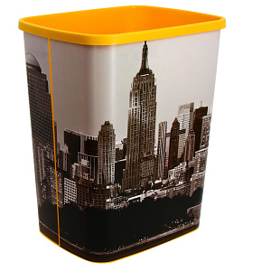 Контейнер для мусора Flip Bin New York City Curver, 25л 000000000001106110