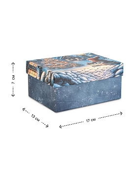 Коробка подарочная 17х13х7см ТАЙНЫ РОЖДЕСТВА прямоугольный 000000000001228426