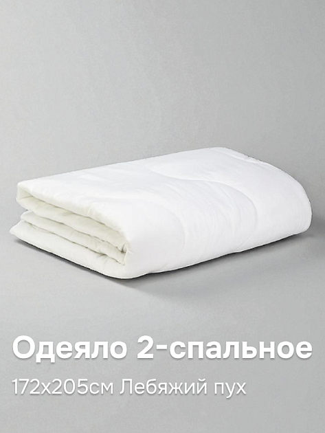 Одеяло 2-спальное 172х205см ЭДОМ EDH Лебяжий пух полиэстер/силиконизированное полиэфирное волокно 000000000001227006