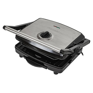 Электрогриль 4 порции 200-240В 2200Вт PIONEER антипригарное покрытие индикация работы и нагрева замок-фиксатор емкость для запекания металл 000000000001214161