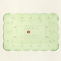 Блюдо сервировочное 27х19см BROOKLYN GREEN иранское стекло 000000000001209535
