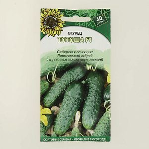 Семена Огурец Тотоша F1 10шт Р парт (ссс) ЛИДЕР ПРОДАЖ! УТ000005346 пакет 000000000001183750