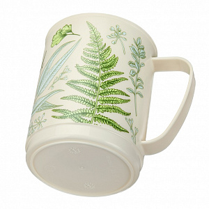 Кружка 400мл PHIBO PICNIC с декором бежевый пластик 000000000001222397