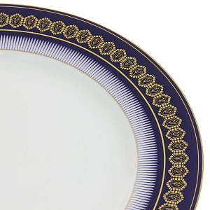 Набор обеденных тарелок Admiralty Valentin Yudashkin, 27 см, фарфор, 3 шт. 000000000001164173