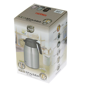 Кувшин-термос со стальной колбой THS 1500 CBW Carafe  Thermos, 1.5л 000000000001127949