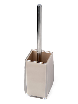 Щётка для унитаза DE'NASTIA четырёхгранная бежевый пластик 000000000001200447