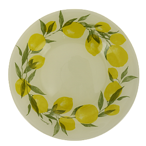 LEMON Тарелка обеденная 26см PASABAHCE стекло 000000000001174924