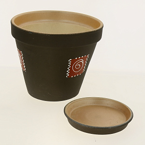 Горшок для цветов керамический Конус, 2.5л 000000000001160055