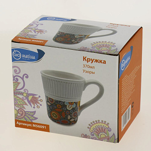 Кружка 370мл Узоры Доломит M56091 000000000001195626