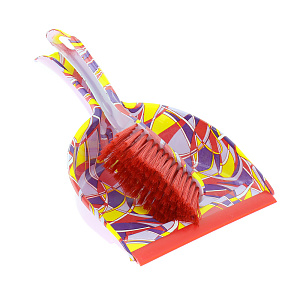 Комплект совок и щетка Колор принт Геометрия Фэйт 000000000001123401