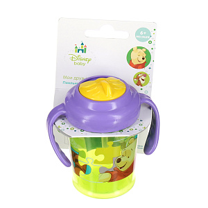 Поильник Мои друзья Тигруля и Винни Lubby&Disney baby, от 6 месяцев, 250мл 000000000001135509
