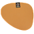 Салфетка сервировочная 45х36см DE'NASTIA двусторонняя серая/оранжевая искусственная кожа камень 100%пвх 000000000001207462