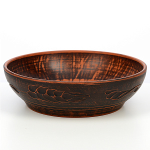 Салатник 1,4л дымленая керамика 000000000001211404