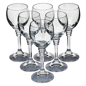 ОЛИВИЯ Набор рюмок для водки 6шт 60мл BOHEMIA CRISTAL стекло 01125 000000000001004341