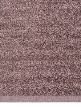 Полотенце махровое 100x150см DE'NASTIA Узкая Волна 500гр бежевый хлопок 000000000001211694