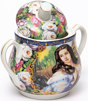 Сахарница фарфор 450мл подарочная упаковка МАДОННА 156-01028 000000000001195497