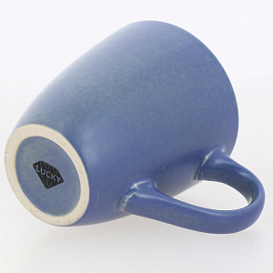 Кружка 385мл LUCKY Матовый синий керамика 000000000001211775