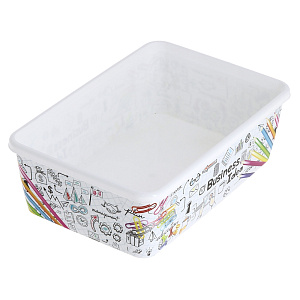 Контейнер для хранения вещей Тысяча мелочей BranQ, 20х13.5х6.5 см 000000000001154053